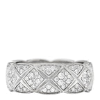 18K White Gold Diamond Small Coco Crush Pave Ring 50 5.5