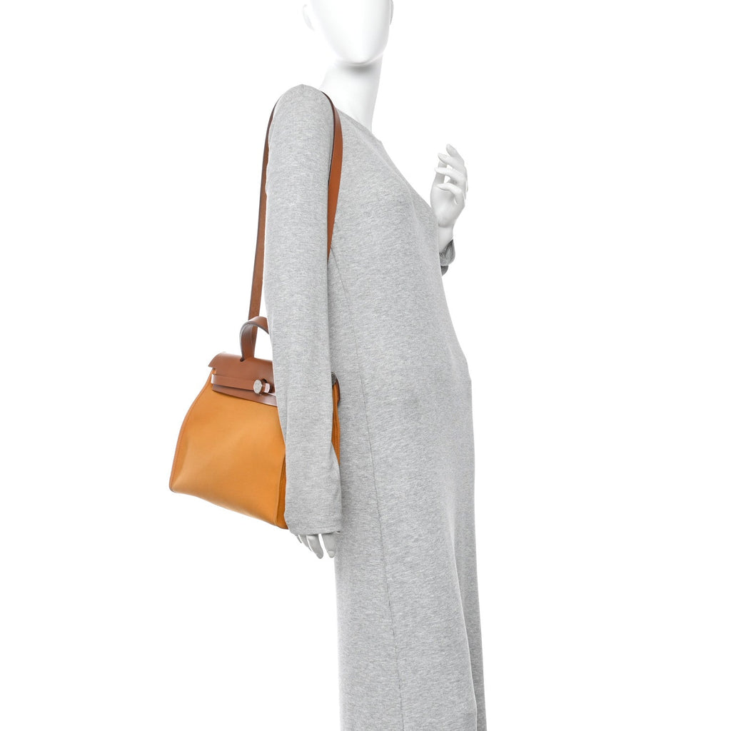 Toile Vache Hunter Herbag Zip 31 PM Jaune D'Or