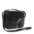 Shiny Alligator Constance 18 Black