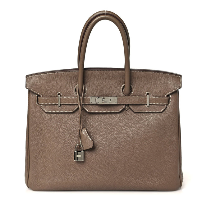 Togo Birkin 35 Etoupe Hover Image