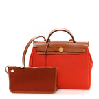 Vache Hunter Toile Herbag Zip Retourne 31 PM Orange Mecano Fauve
