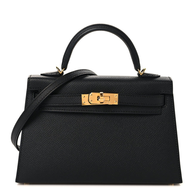 Epsom Mini Kelly Sellier 20 Black Hover Image