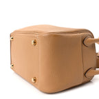Taurillon Clemence Mini Lindy 20 Biscuit