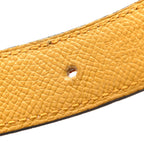 Swift Epsom 24mm Mini Constance Belt 80 Gold Jaune Ambre