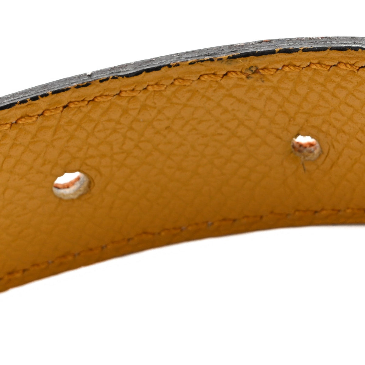 Swift Epsom 24mm Mini Constance Belt 80 Gold Jaune Ambre
