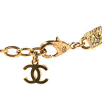 Crystal Pearl CC Choker Necklace Gold