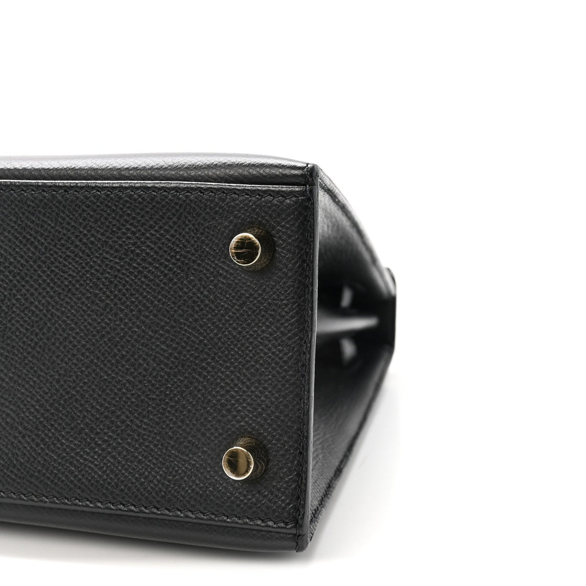 Epsom Horseshoe Kelly Sellier 25 Black Bleu Electrique