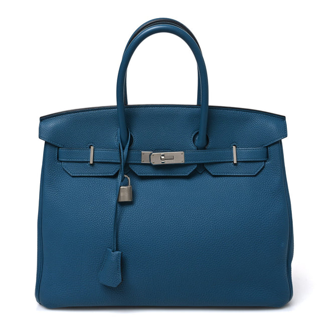 Togo Birkin 35 Cobalt Hover Image