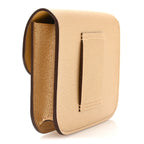 Metallic Chevre Chamkilight Constance Slim Wallet Dore