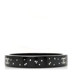 Resin Crystal CC Bangle Black