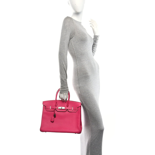 Epsom Candy Birkin 35 Rose Tyrien Tosca Main Image