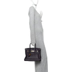 Taurillon Clemence Birkin 30 Raisin