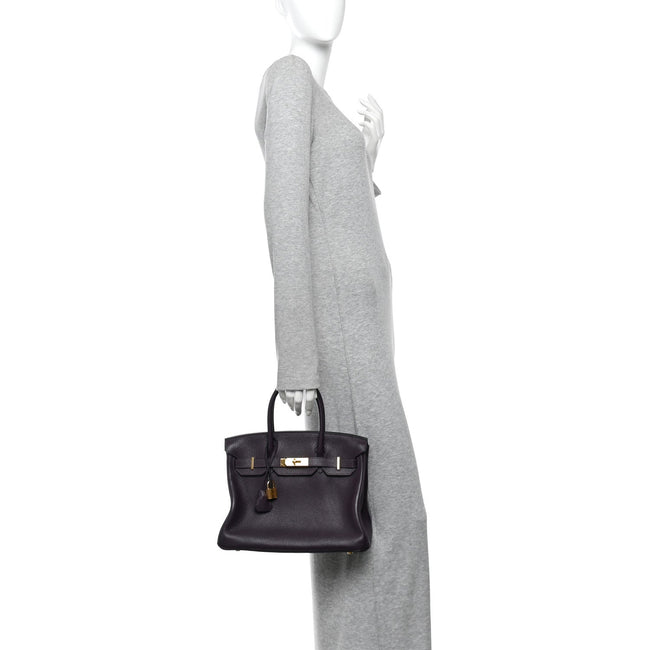 Taurillon Clemence Birkin 30 Raisin Main Image