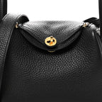 Taurillon Clemence Mini Lindy 20 Black