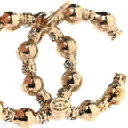 Pearl Crystal CC Earrings Gold
