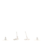 CC Drop Earrings Silver