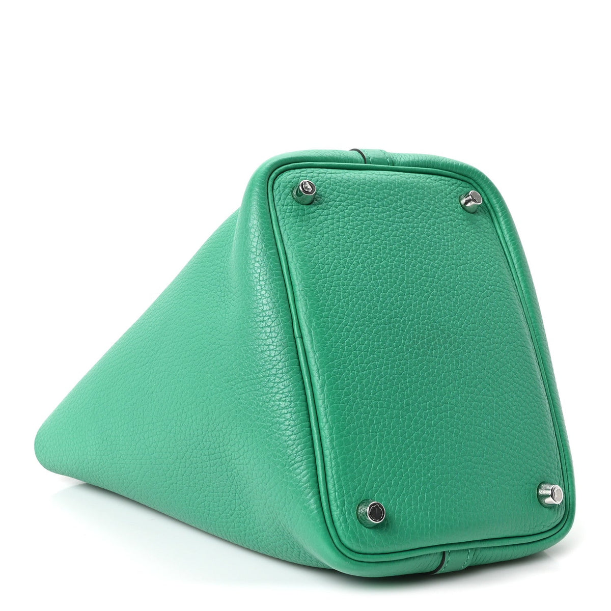 Taurillon Clemence Swift Eclat Picotin Lock 18 MM Menthe Vert Bosphore