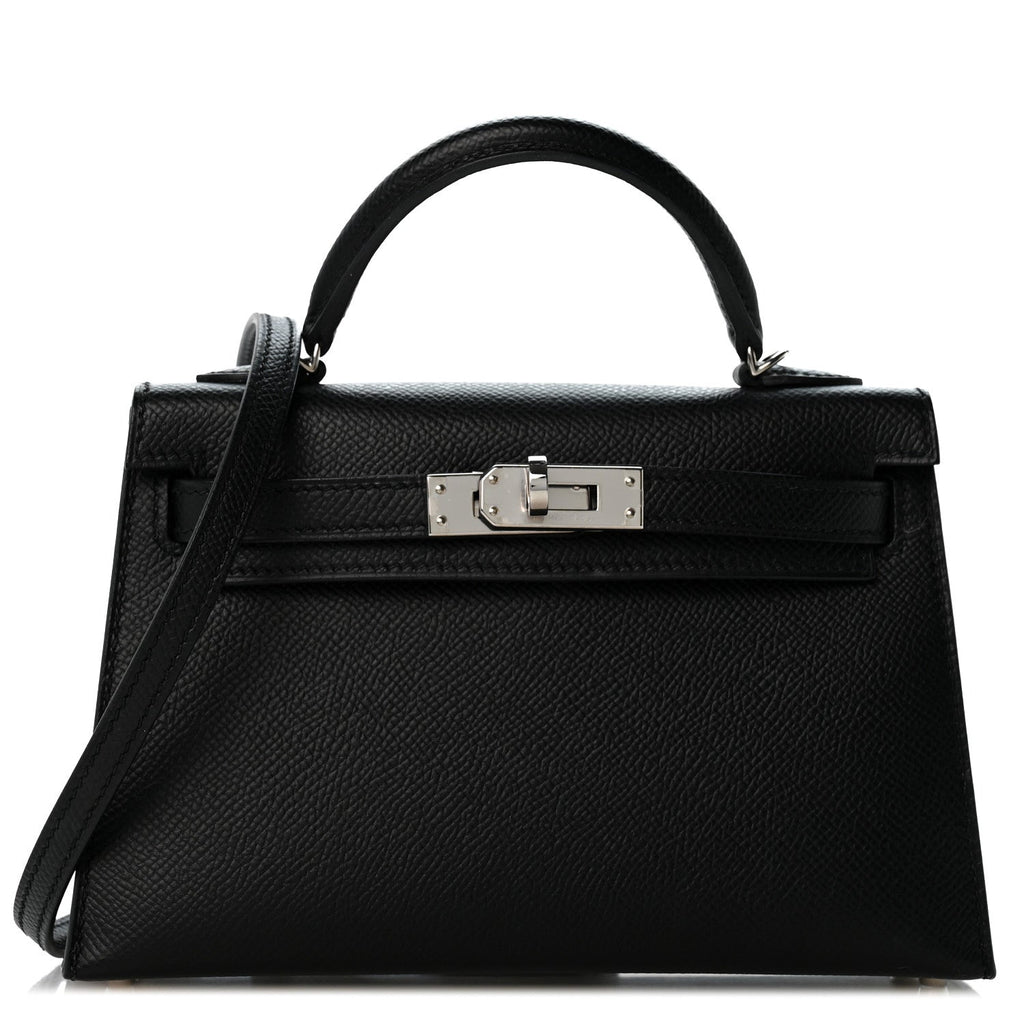 Epsom Mini Kelly Sellier 20 Black