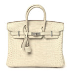 Matte Alligator Birkin 25 Beton