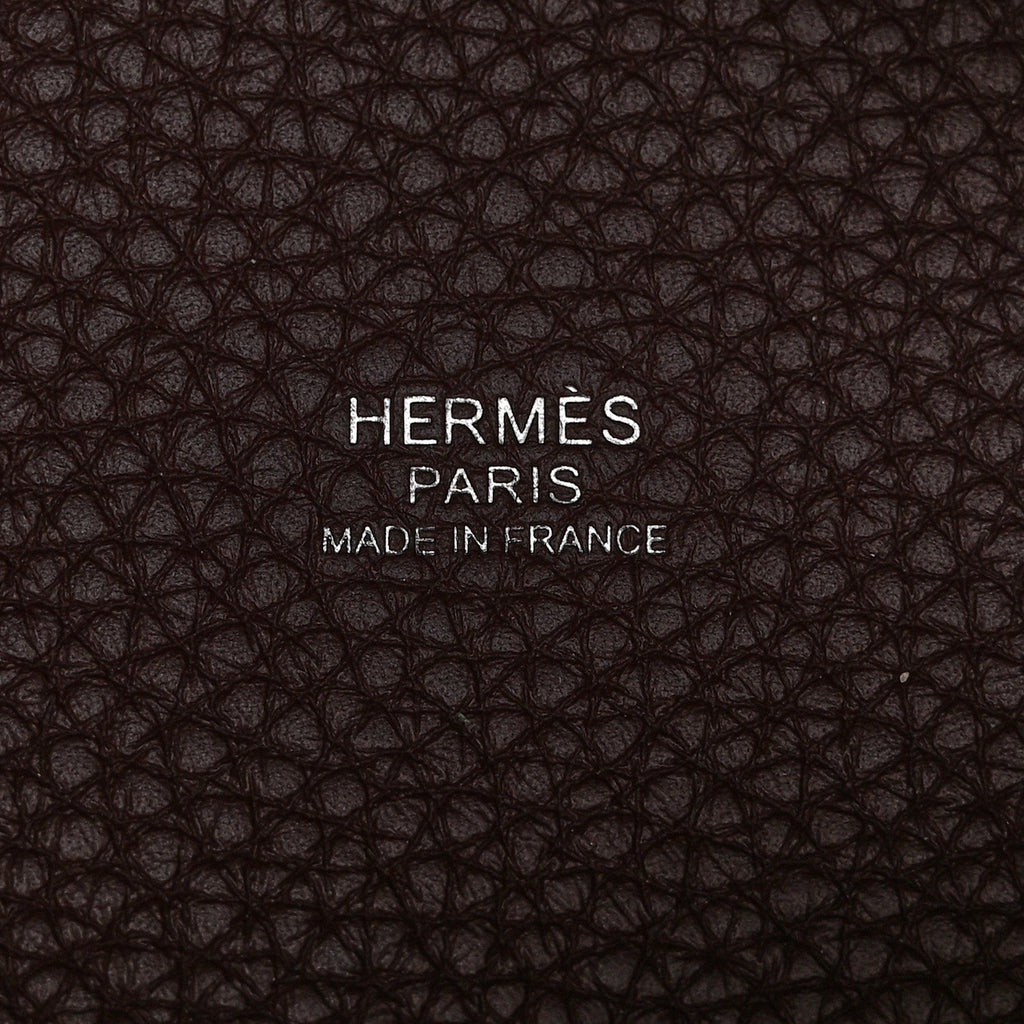 Taurillon Clemence Swift Eclat Picotin Lock 18 PM Rouge Sellier Anemone