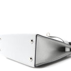 Metallic Chevre Chamkilight Mini Kelly Sellier 20 Argent