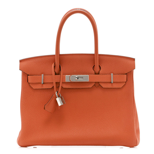 Togo Birkin 30 Orange Hover Image