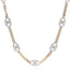 Crystal Chain CC Link Necklace Gold Silver