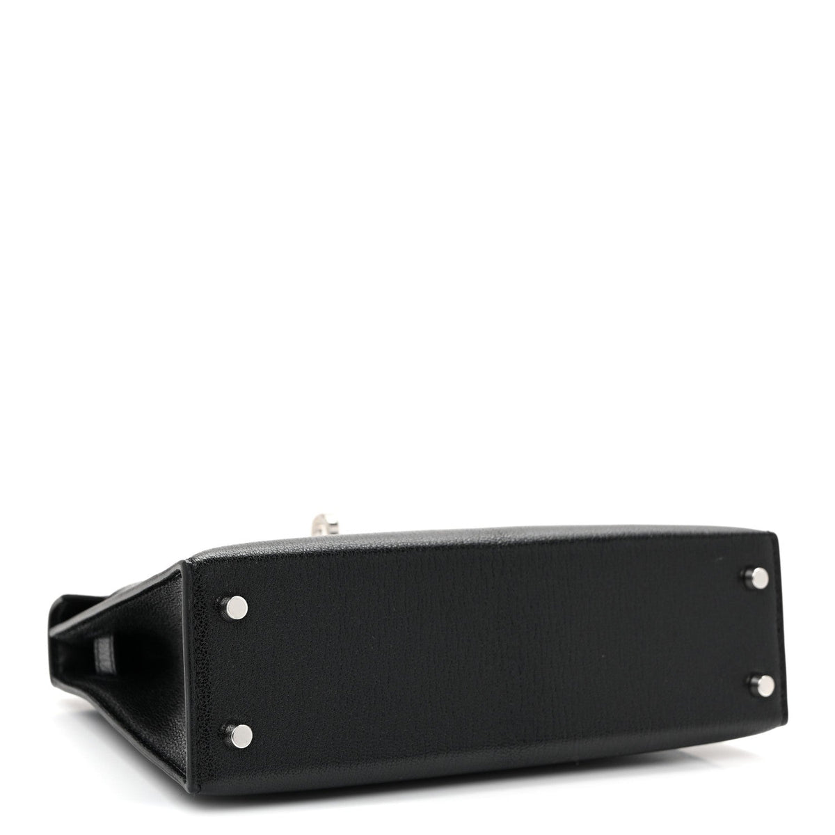 Chevre Chamkila Lizard Mini Kelly Sellier Touch 20 Black Ombre