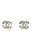 Crystal CC Earrings Silver
