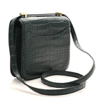 Matte Alligator Constance 18 Vert Cypress
