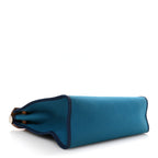 Toile Officier Vache Hunter Herbag Zip PM 31 Bleu Izmir Fauve