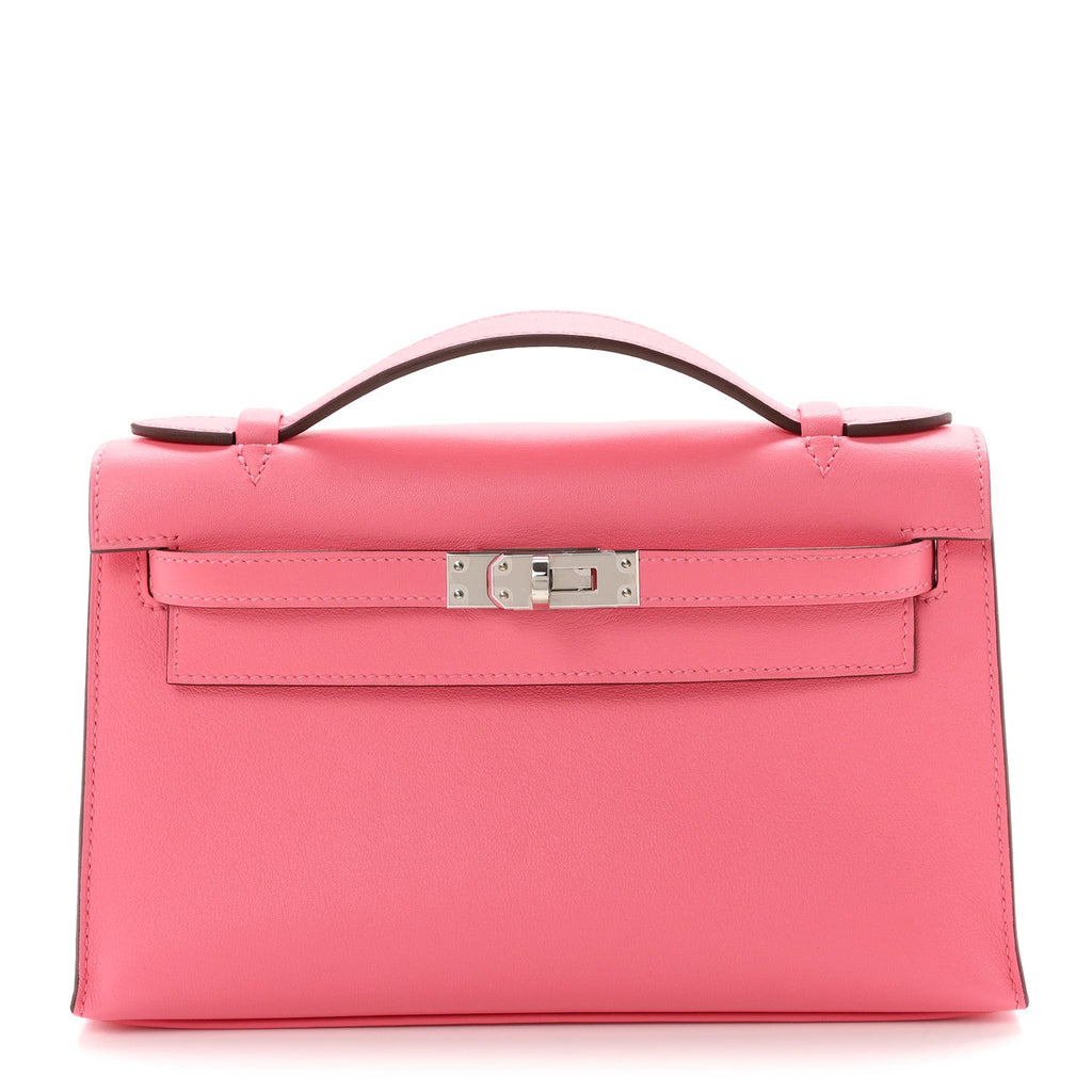 Swift Kelly Pochette Clutch Rose Azalee