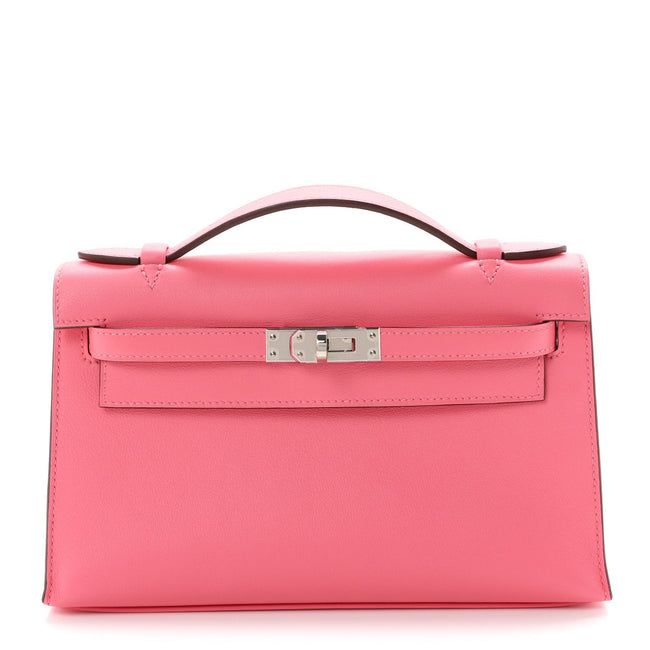Swift Kelly Pochette Clutch Rose Azalee Hover Image