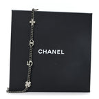 Crystal CC Lucky Symbols Choker Necklace Silver
