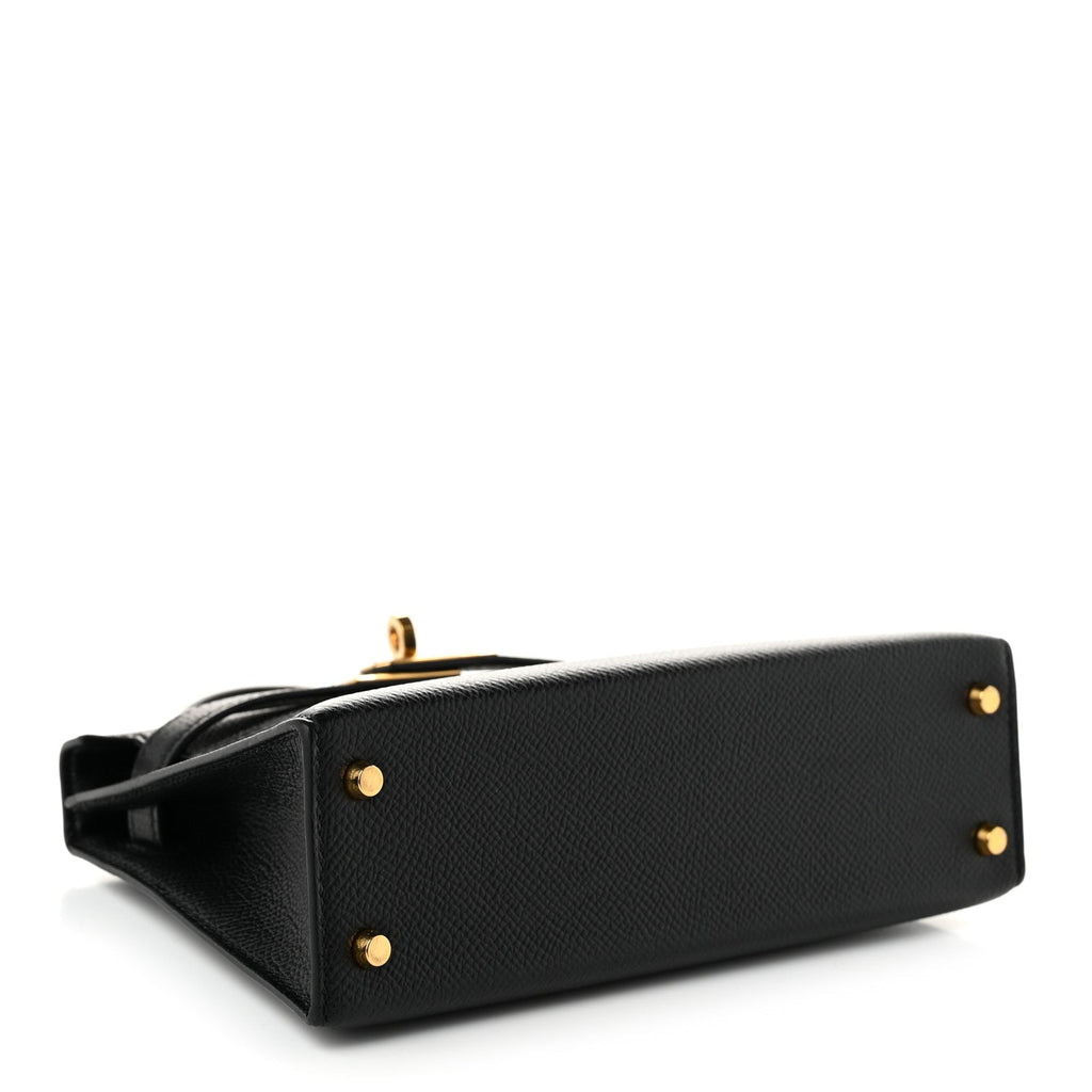 Epsom Mini Kelly Sellier 20 Black