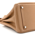 Taurillon Clemence Birkin 30 Biscuit