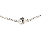 Crystal CC Necklace Silver Black
