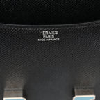 Epsom Enamel Constance 24 Black Bleu Saint Cyr