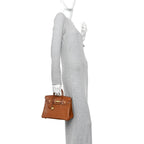 Natural Barenia Faubourg Birkin 25 Fauve
