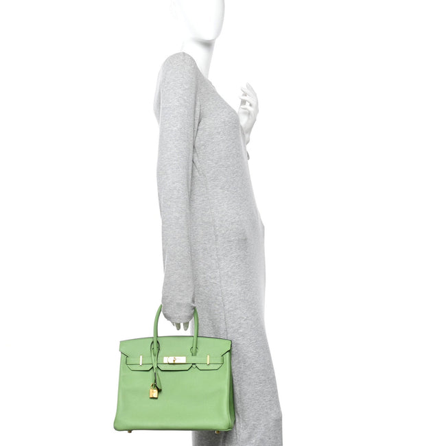Epsom Birkin 30 Vert Criquet Main Image