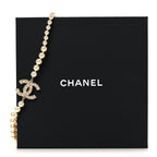 Pearl CC 100th Anniversary Necklace Light Gold