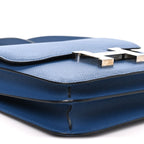 Epsom Constance Verso 18 Bleu Agate Gris Mouette