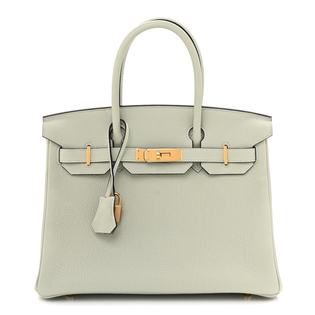 Togo Birkin 30 Gris Neve