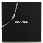 Metal Chain CC Choker Silver