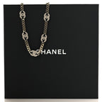 Crystal Chain CC Choker Gold Silver