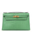 Matte Alligator Kelly Pochette Vert Comics