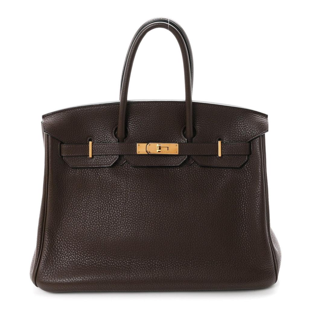 Taurillon Clemence Birkin 35 Cafe