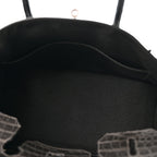 Matte Niloticus Crocodile Birkin 35 Graphite