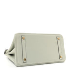 Togo Birkin 30 Gris Neve