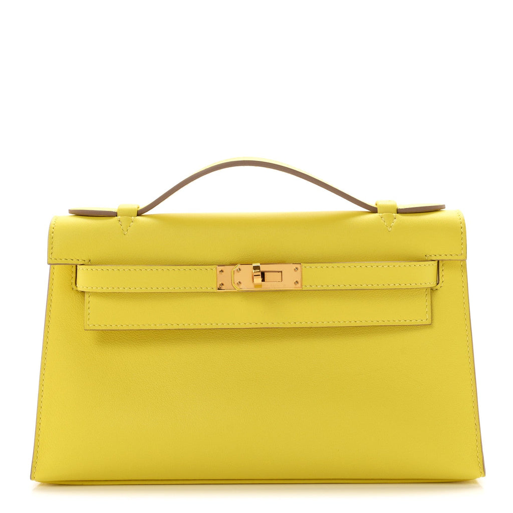 Swift Kelly Pochette Clutch Lime